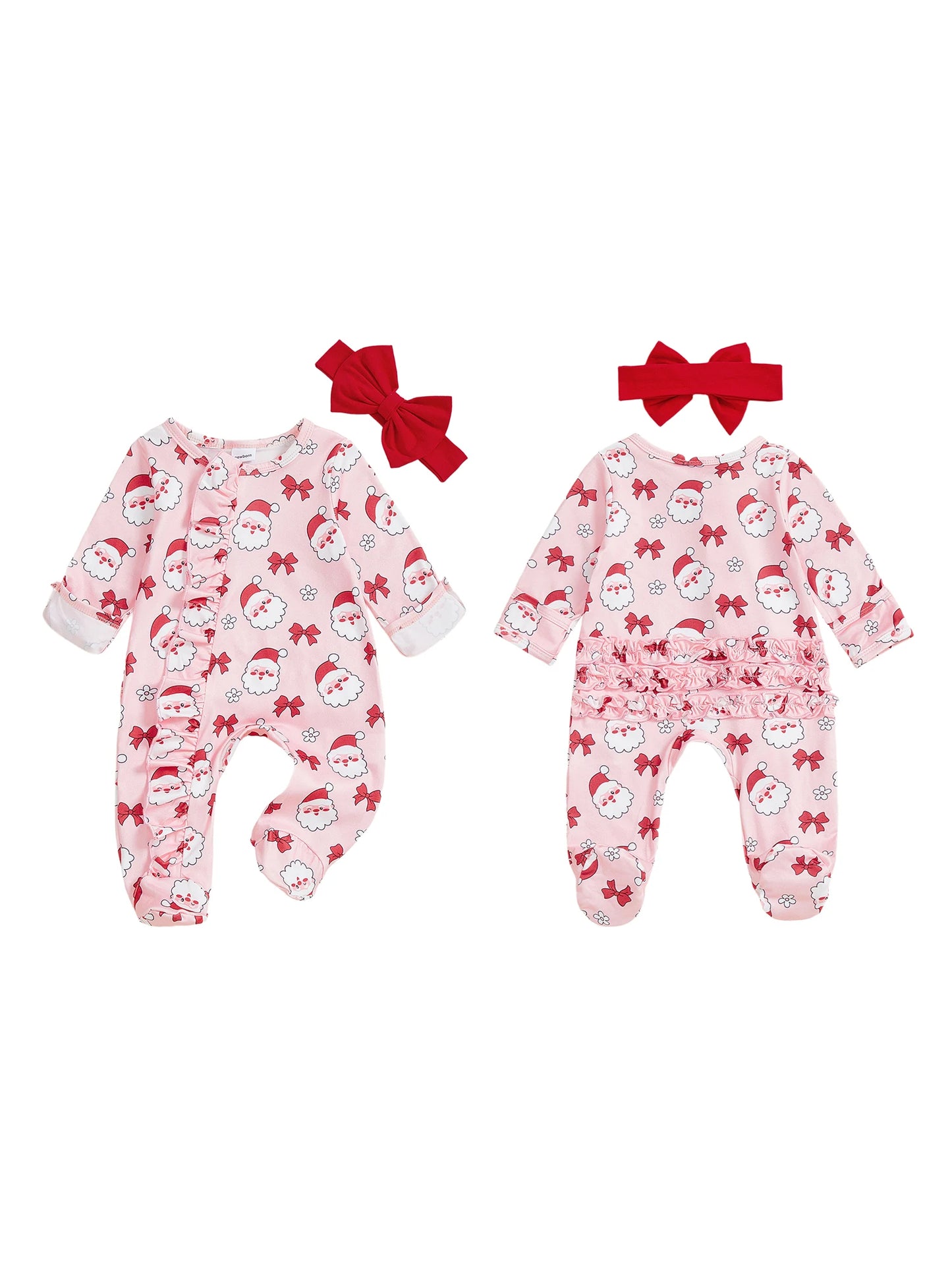Baby Reindeer Christmas Romper Set