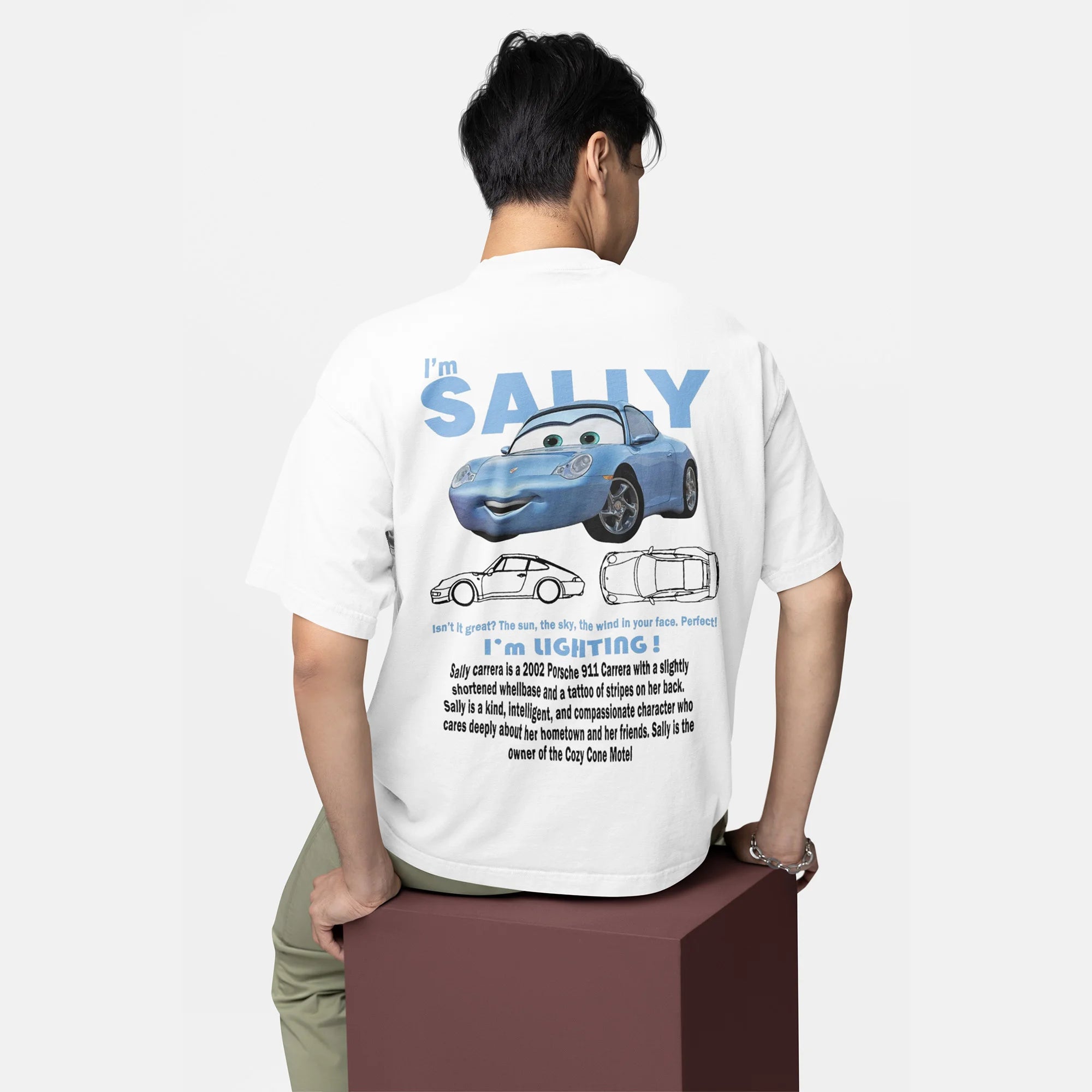 Men Sally I'm Lightning Cars T Shirts Lightning McQueen Graphic Tee