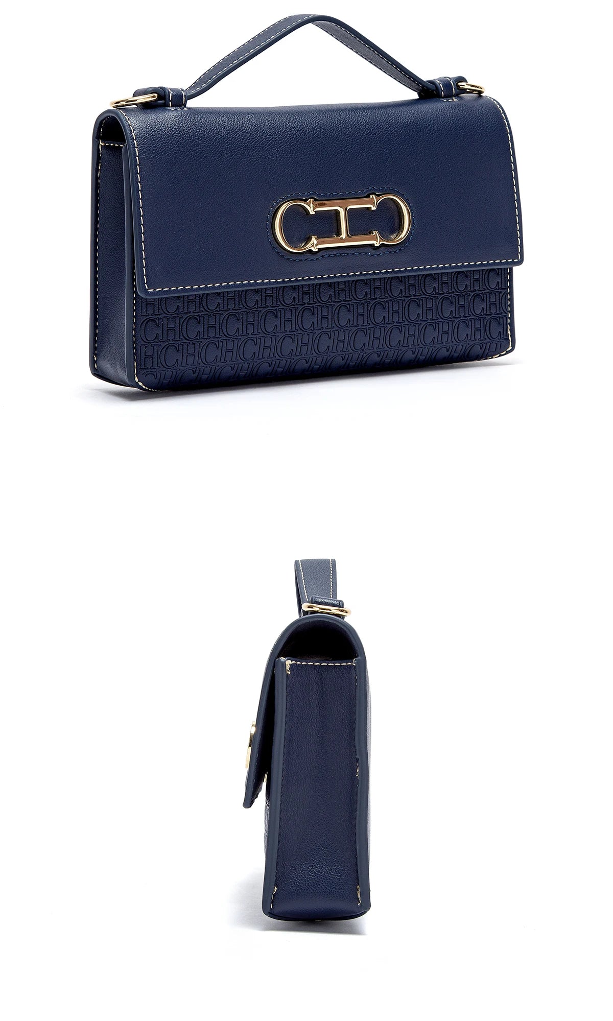 Letter Print Crossbody Satchel