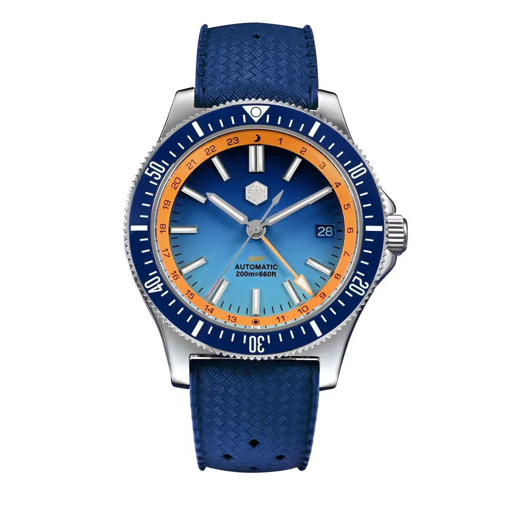 San Martin 41mm GMT Dive Watch – NH34 Automatic