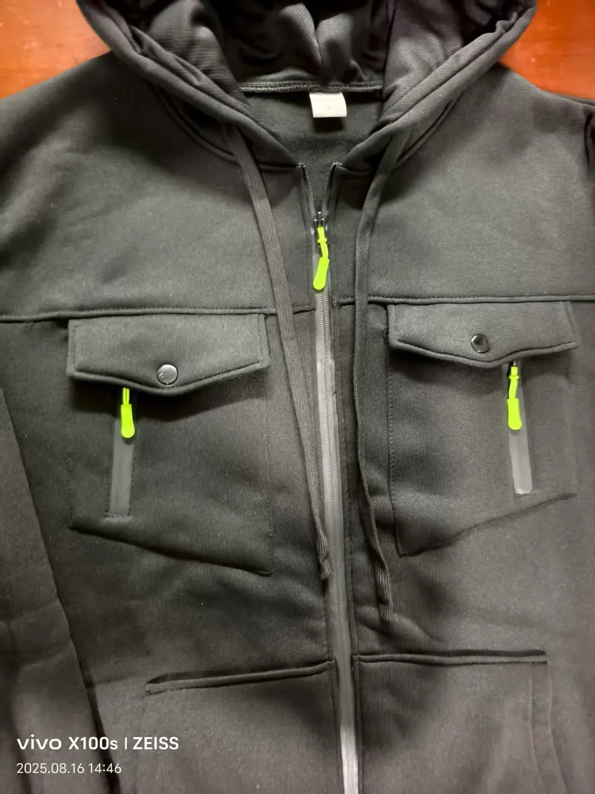 2026 Men's Casual Zipper Hoodie Fashionable Street Style Comfortable Loose Version Autumn/Winter Warm Hoodie Men's Clothing