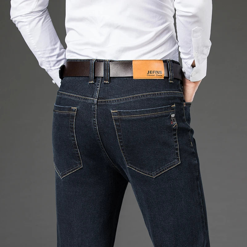 Men's Straight-Leg Stretch Jeans | Plus Sizes