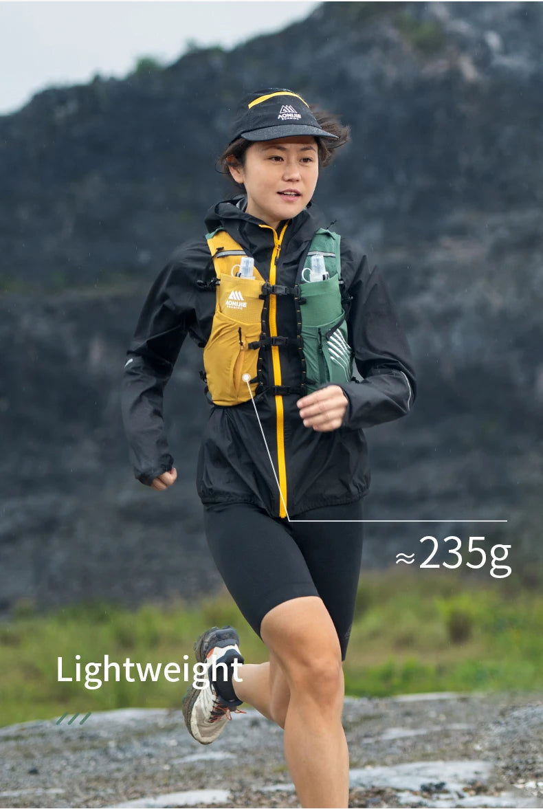 AONIJIE C9116-10L Hydration Pack Backpack High Capacity Marathoner Running Race Hydration Vest Lightweight for Men and Women