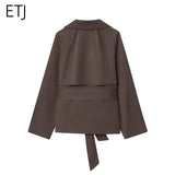 British Style Belted Trench Coat