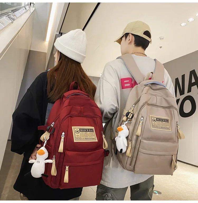 Fashion Big Student School Backpack Rucksack Girls Boys School Bag High Capacity Women Backpack Female Leisure Travel Mochila