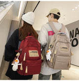 Fashion Big Student School Backpack Rucksack Girls Boys School Bag High Capacity Women Backpack Female Leisure Travel Mochila