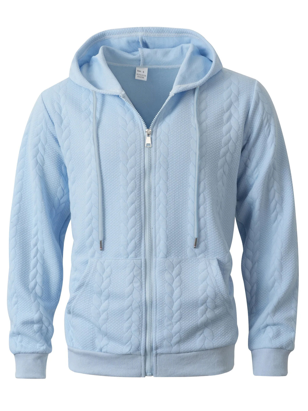 Men's Knit Zip-Up Hoodie