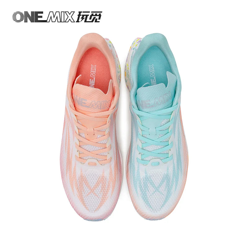 ONEMIX Beam New Arrival Training Running Shoes for Men Full Sole Nylon Plate Sport Shoes Breathable Summer Female Jogging Shoes