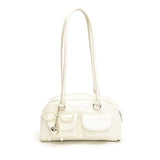 Fashionable Underarm Bow Bag for Women 2024 Korean Edition New Simple Leisure Pillow Bag Trendy Versatile Shoulder Bag