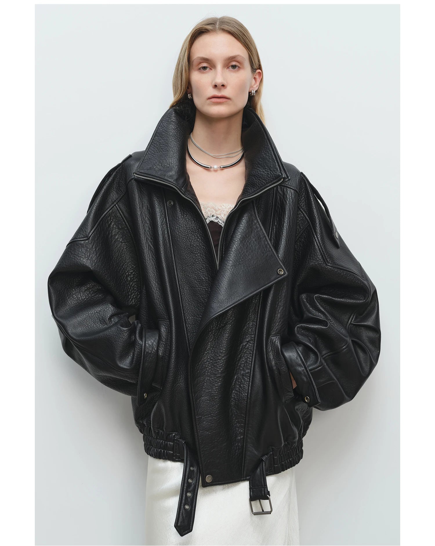 Mauroicardi Spring Oversized Black Soft Pu Leather Jacket Men Long Sleeve Belt Luxury Designer European Fashion Clothes 2025