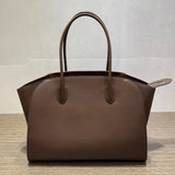 36cm Top-Grain Cowhide Tote — Effortless Everyday Elegance