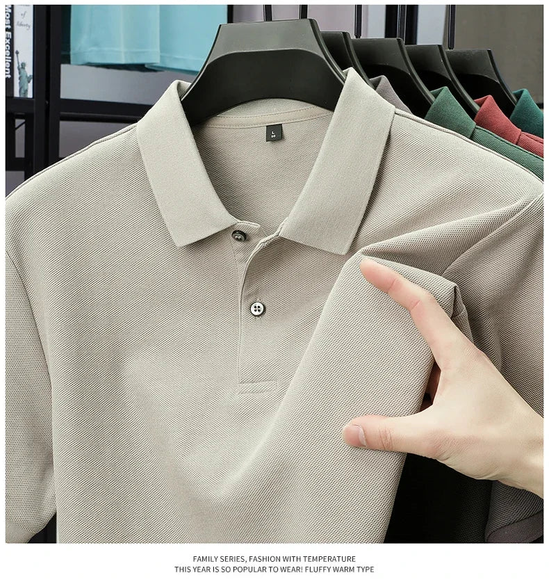 Men's Premium Cotton Polo Shirt – 19 Colors