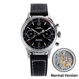 Sugess 40mm Men Army Watch 1963 Pilot Mechanical Panda Wristwatches Sapphire Air Force Chronograph Original ST1901 Movement Gift