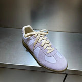 MORAZORA 20 Colors Ins New Genuine Suede Leather Women Flats Lace Up Colors Spring Summer Flat Shoes Casual Sneakers Footwear