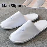 4Pairs/Lot Men Women Kids Disposable Hotel Guest Slippers Cotton Slides Home Travel SPA Slipper Hospitality Cheap Footwear