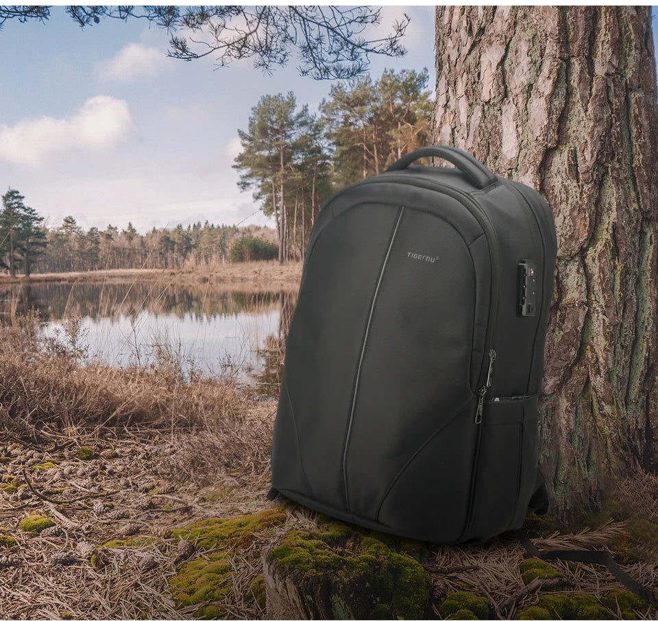 Tigernu Travel Backpacks 14-15.6-17'' Laptop Backpack For Men TSA Anti Theft Backpack Nylon Backpacks Bag For Schoolbag Knapsack