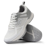 FitVille Men's Wide Pickleball Shoes Tennis Shoes Full Court Tennis Sneakers with Arch Support Lightweight Non-slip Sports Shoe