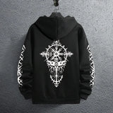 Men's Printed Pullover Hoodie