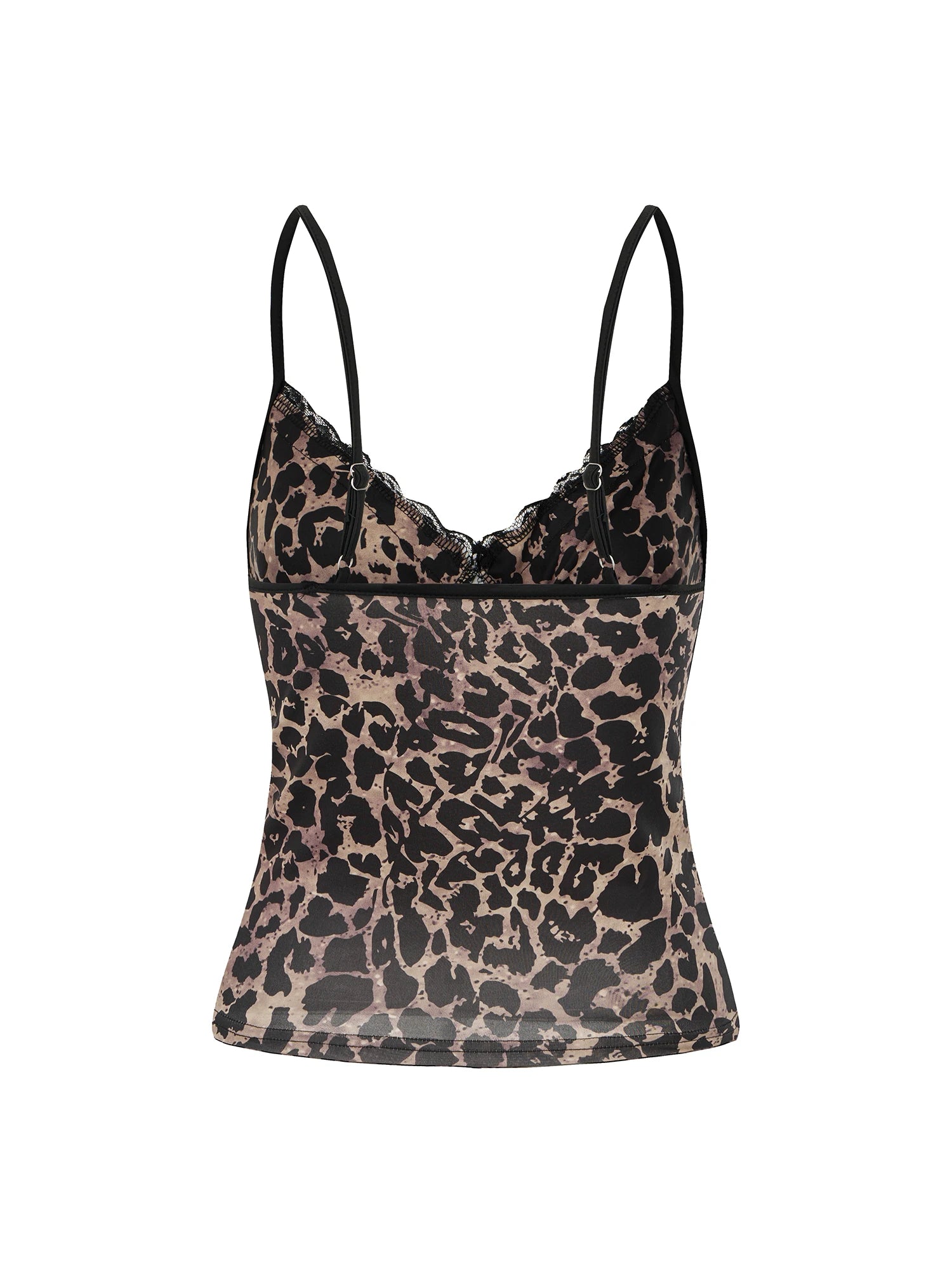 Leopard Print Mesh Camisole