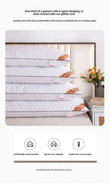 White Pillow Core Home Soft Filling Cushion 48x100/48x120/48x150/48x180 Lengthen Pillows Quilted Sleeping Cushions almohada
