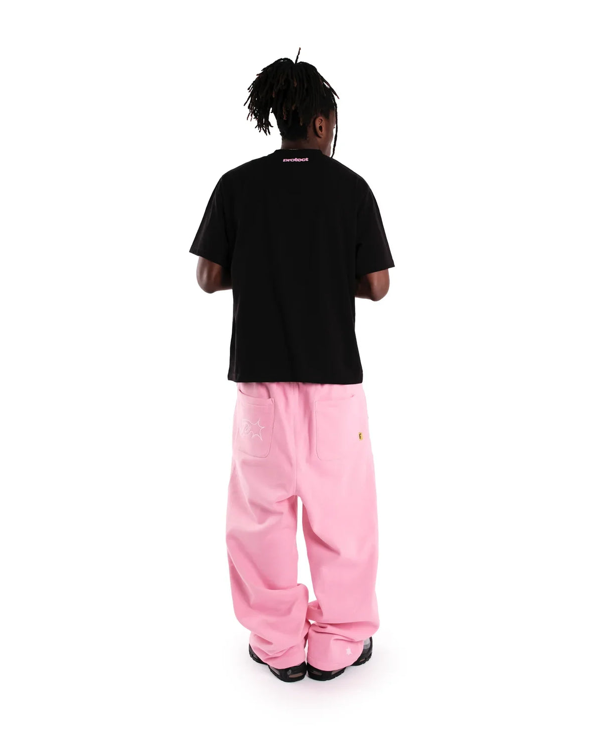 Men's Y2K Embroidered Wide-Leg Pants
