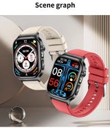 2026 New Accurate Diagnosis Smart Watch Body Fat ECG Blood oxygen BP Health Sport HD AMOLED Screen Call Smart Watches man woman