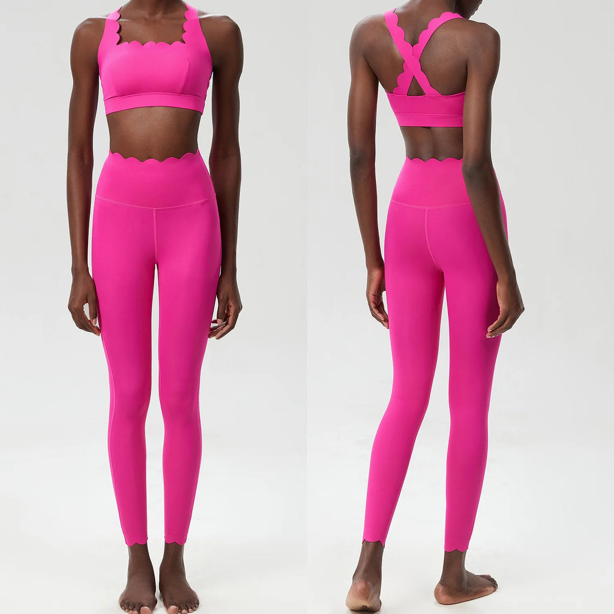Women's Seamless High-Stretch Yoga & Fitness Set (2-Piece)