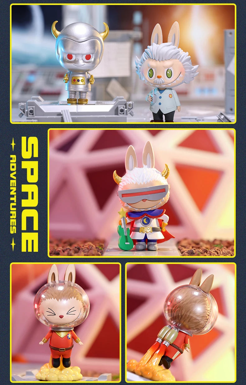 POP MART Labubu Elf Universe Adventure Series Blind Box Toys Guess Bag Mystery Box Mistery Caixa Action Figure Surpresa Model