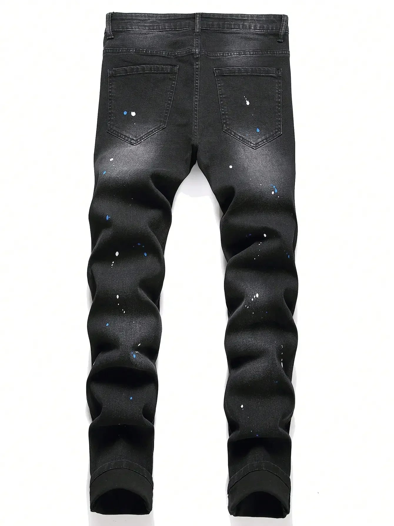 Men's Y2K Slim Fit Stretch Denim Jeans | Hip Hop Style