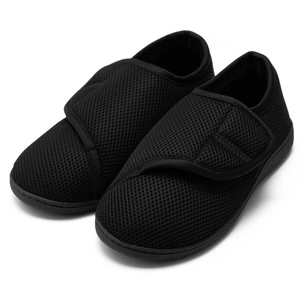 Unisex Plush-Lined Adjustable Walking Shoes