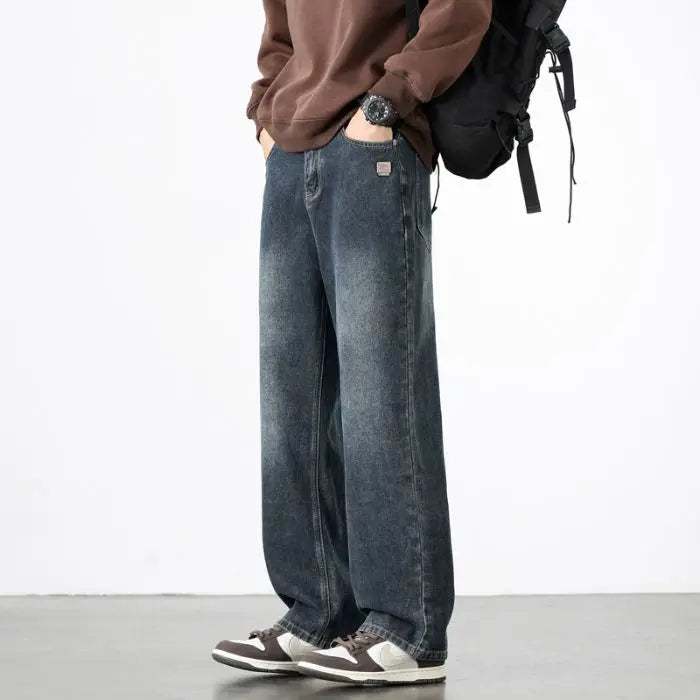 Men's Vintage Loose-Fit Baggy Jeans | Spring & Autumn