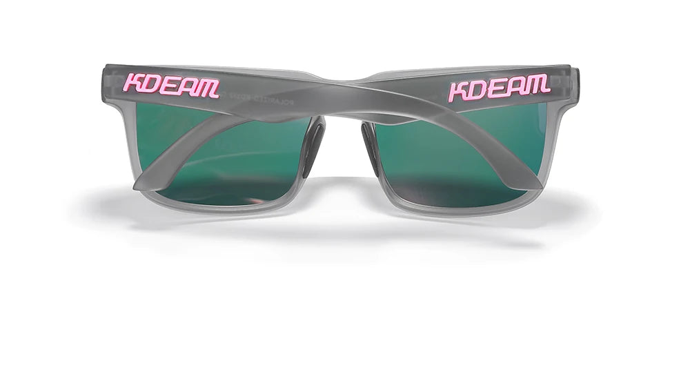KDEAM All Black Men's Sunglasses Polarized And UV400 Protection Lens Driving Fishing Glasses Mirror With Complete Package