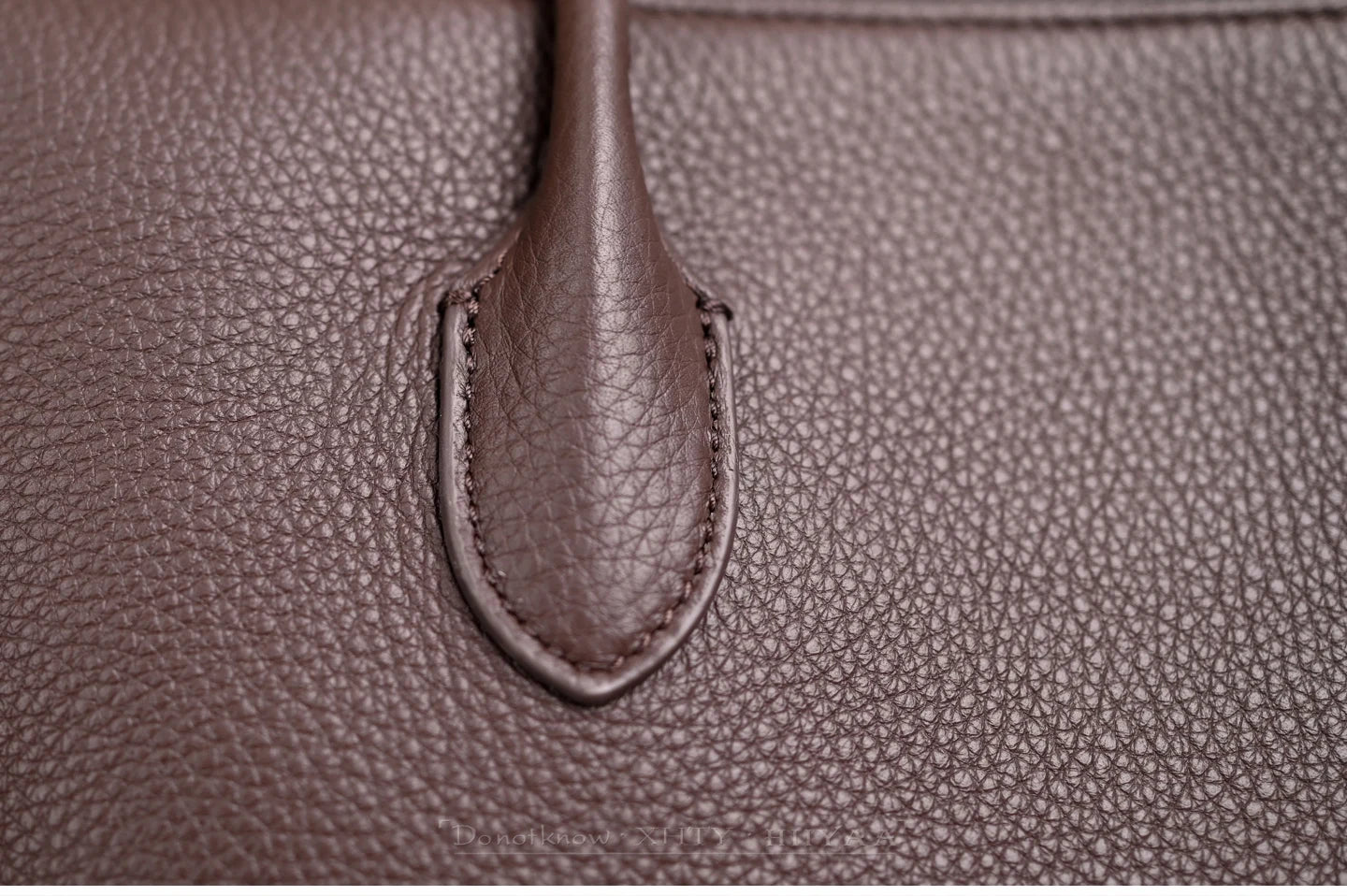 Genuine Leather Tote Bag – Pebbled Top-Grain Cowhide