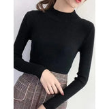 Women's Mock Neck Knit Sweater
