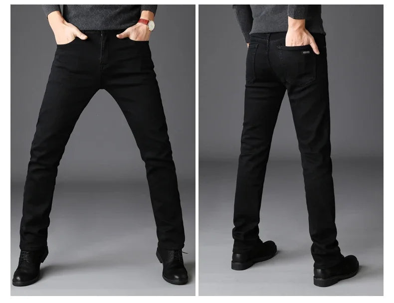 Men’s Classic Stretch Biker Jeans