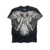 Y2K Gothic Skull Oversized Graphic Tee