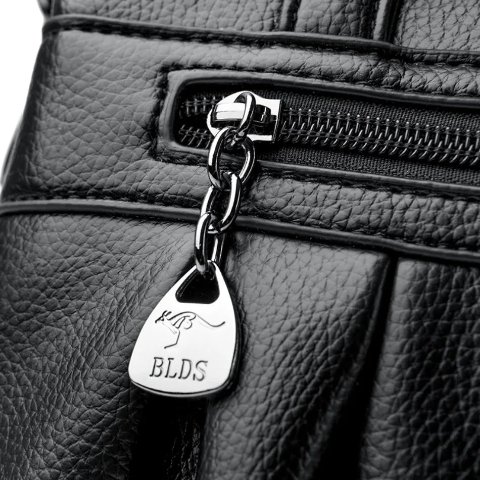Three Layers Luxury Casual Tote Women Bag Top Quality Pu Leather Ladies Hand Bags for Women Big Shoulder Crossbody Bags Sac New