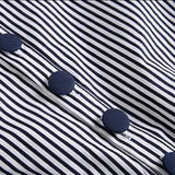 Women Elegant V-Neck Stripe Lantern Sleeve Bow Belt Trend Slim Chiffon Shirt Top And Korean Ripped Jeans Office Lady Casual Suit