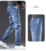 Men’s Classic Straight-Leg Stretch Jeans