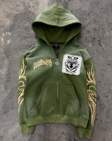 Y2K Harajuku Joker Graphic Zip-Up Hoodie