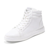 2026 Spring Fashion Red Men's Sneakers High Top Skateboarding Shoes for Men Women Comfortable Unisex Leather Sneakers Size 35-46