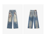 TOYOUTH Women Denim Jean 2025 Spring New Long Pants 8518053