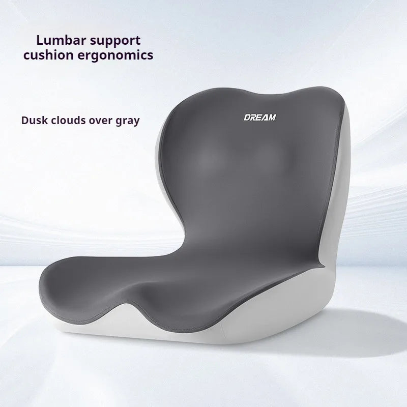 Upgrade "L" Shape Memory Foam Orthopedic Cushion Comfort Ergonomic Design Back Coccyx Pillow Car Seat Office Chair Pain Relief
