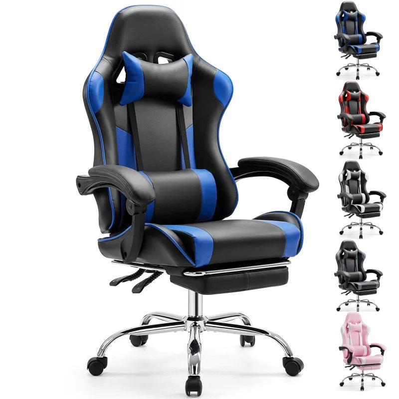 JHK Ergonomic Gaming Chair | Adjustable PU Leather Seat