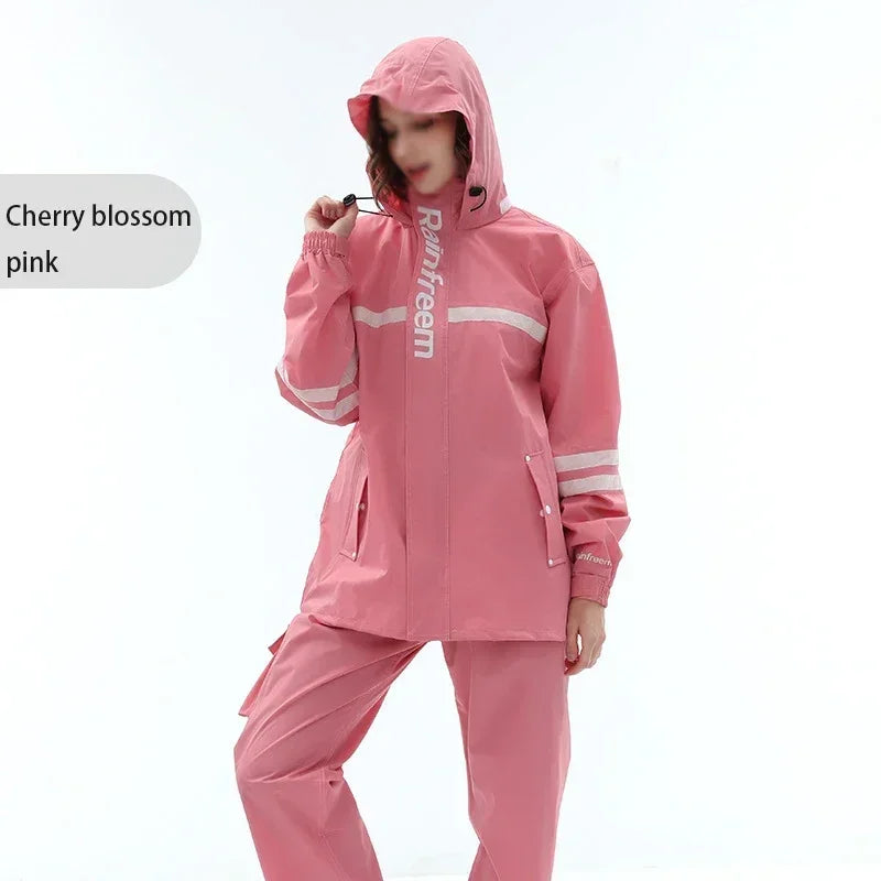 Waterproof Reflective Rain Suit – Jacket & Pants Set