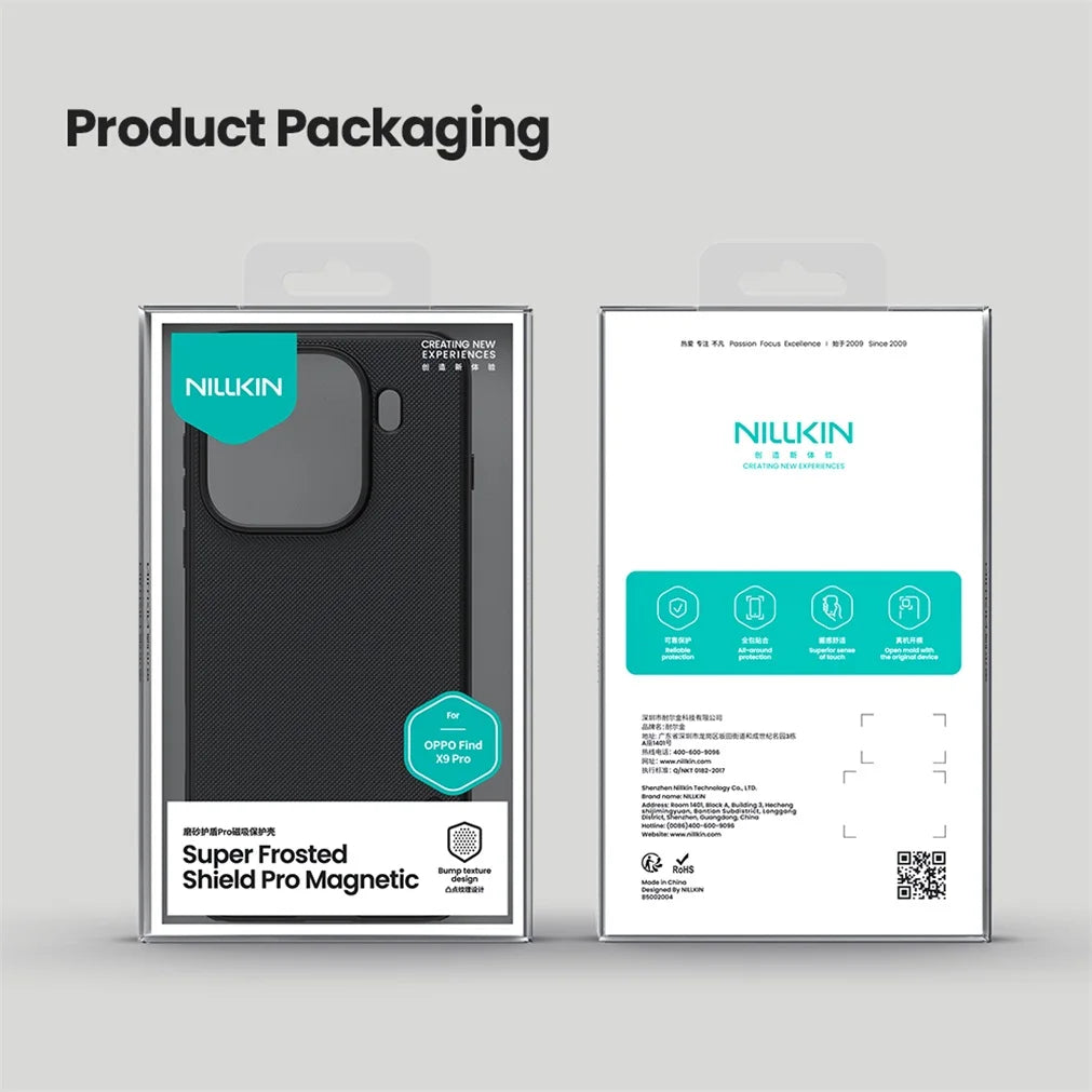 NILLKIN Magnetic Case for OPPO Find X9 & X9 Pro