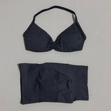 2 Pieces HISTELLO Sports Set Seamless Strappy Yoga Bra High Waist Scrunch Shorts Breathable Elastic Gym Workout Fitness Clothes
