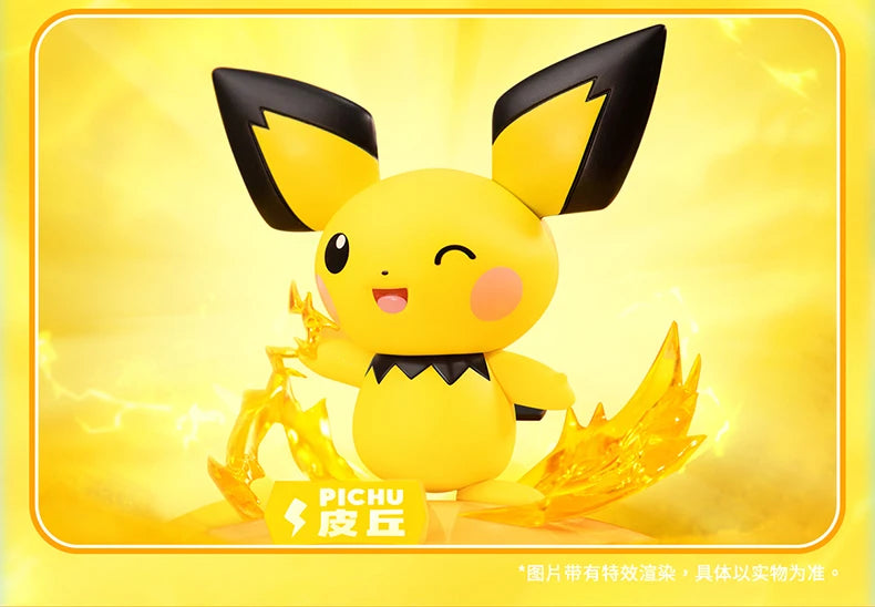FUNISM Genuine Pokemon Action Figures Pikachu Mewtwo Figurine Gardevoir Sylveon Anime Collect Model Pocket Monster Toy Gift