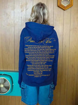 Women's Oversized Y2K Graphic Pullover Hoodie