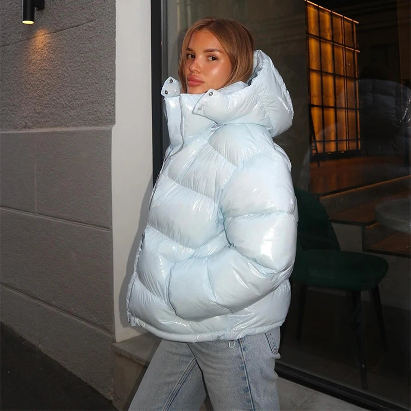 Women’s Hooded Puffy Cotton Jacket
